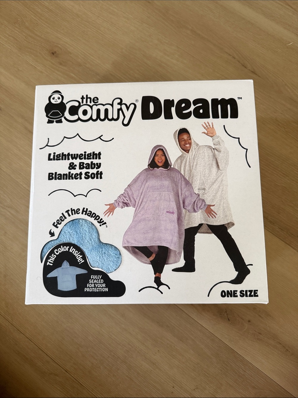 The Comfy Dream Oversized Hoodie Lightweight and Baby Blanket Soft - Baby Blue